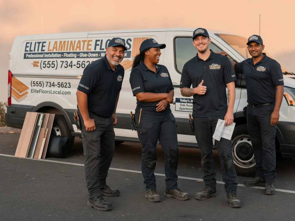 Laminate flooring installation company in Hull, TX